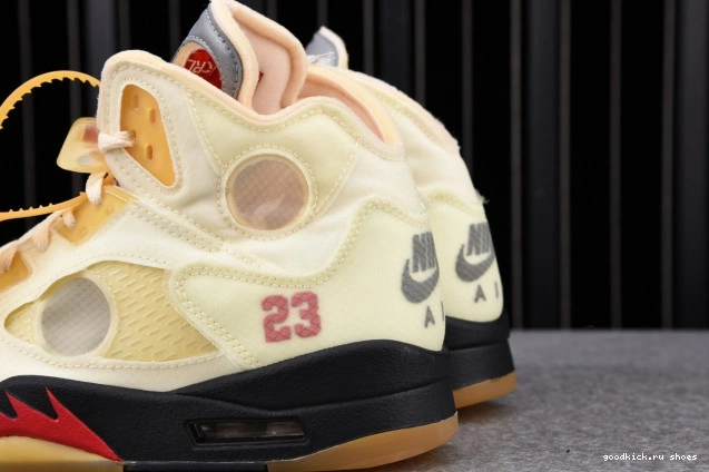 DH8565-100 Jordan 5 Retro Sail OFF-WHITE 0801